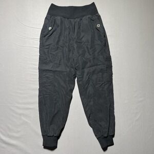 Maeve by‎ Anthropologie Pants Womens Small Black Jogger Cargo Pockets Rib Cuff